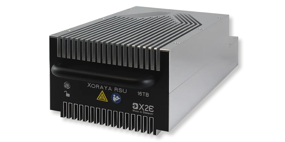 Die XORAYA RSU (Removable Storage Unit) ist ein speziell für die N16000 und N8000 Datenlogger konzipierter Wechseldatenträger.