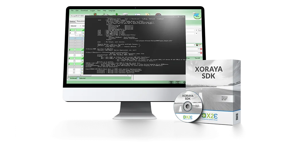 Das Software Development Kit XORAYA SDK ermöglicht es, eigene Software für XORAYA Datenlogger zu entwickeln.